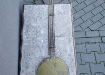 38 Wahadło starego zegara comtoise francuz podłogowy 24cm dł 100cm
