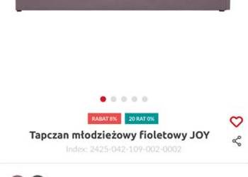 Tapczan młodzieżowy fioletowy JOY