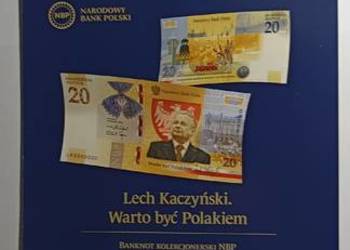 Folder 20 zł Lech Kaczyński