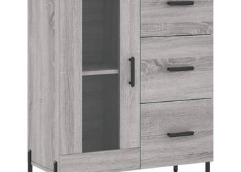 Szafka szary dąb sonoma 695x34x90cm materiał drewnopochodny WM-828058