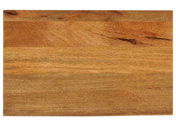 Blat stołu z naturalną krawędzią 40x20x38 cm drewno mango WM-370558