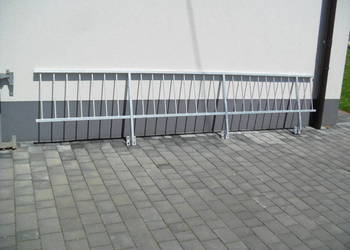 balustrada ogrodzenie metalowe ocynkowane nowe