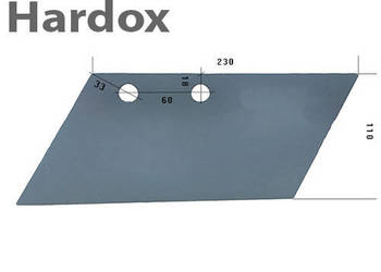 Lemiesz przedpłużka HARDOX 13100148/L części do pługa BONNEL