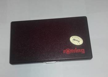 vintage'owy zestaw kreślarski Rotring