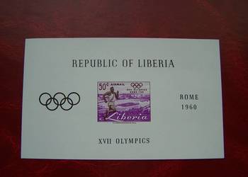 Liberia 1960 MNH Olimpiada Rzym 60 Sport