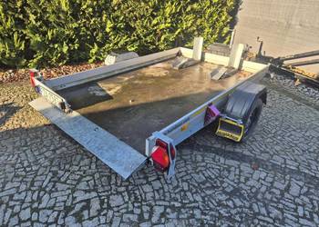 Przyczepka na motory humbaur dmc 1350kg hydrauliczne opuszczana