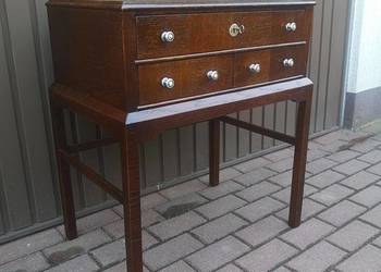 Stolik Finezyjny Nciak Dębowy Stary Antyk Po Renowacji Okazja.