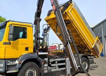 Uzywana Wywrotka 4x4 z dzwigiem. MAN Tgs 18250