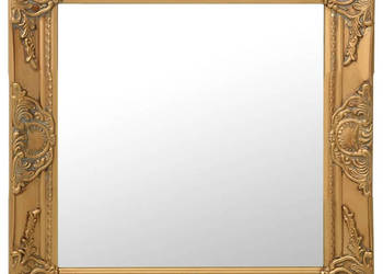 Lustro ścienne w stylu barokowym 50x50 cm złote WM-320313