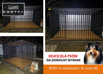 A180 Kojec dla Psa 3x2 - |TYLNA ŚCIANA ZABUDOWANA ocynk | Kojce | - ESSTAL