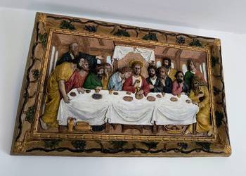 Stary obraz Wielkanoc Ostatnia wieczerza