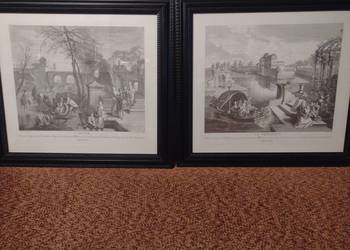 Wydruki francuskich litografii historycznych w oprawie