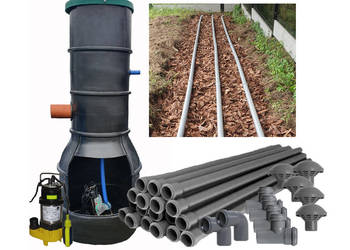 DRENAŻ ROSLINNY z przepompownią do oczyszczalni ścieków