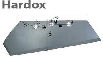 Lemiesz 300hektarów HARDOX 50619/L części do pługa FROST