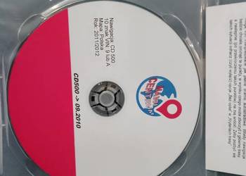 Płyta mapy 2012/2015 CD500-DVD800 do Opel Chevrolet 2009/2010