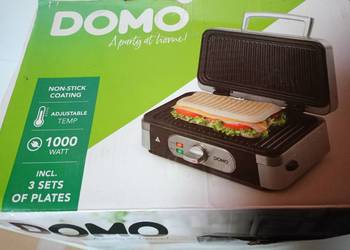 Opiekacz MODO 3w1 Gofry Panini Muszle 1000W