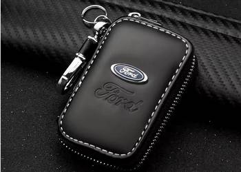FORD BRELOK ETUI NA KLUCZYKI SKÓRA CHROM NOWOCZESNY DESIGN