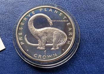 Stare monety 1 korona 1993 Cetiosaurus Gibraltar