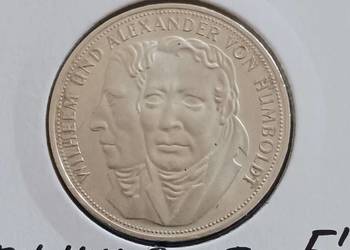 5 marek RFN-Wilhelm i Aleksander Humboldt-1967 r-men."F"-mennicze