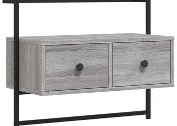 Szafka pod telewizor ścienna szary dąb sonoma 605x30x51 cm WM-833456