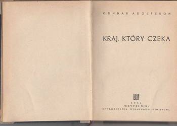 (7297) KRAJ KTÓRY CZEKA – GUNNAR ADOLFSSON