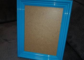 ramka na zdjęcia kolor pudrowy niebieski jaśniejszy stojąca