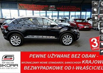 Volkswagen T-Roc 150km AUTOMAT IQLed+Kamera 3Lata GWARANCJA 1wł Kraj Bezwy…