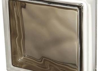 Pustak szklany luksfer 1919/8 Wave Brilly Bronze Brązowy
