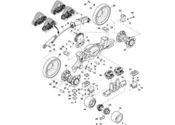 John Deere 9470RX - Belka RE584724 (Gąsienice i obciąźniki) John Deere 9470RX - Belka RE584724 (Gąsienice i obciąźniki)
