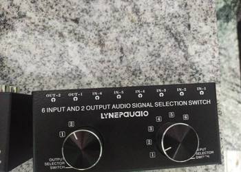 Switcher Audio - 6- Input 2-Output