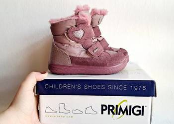 Buty zimowe na rzepy