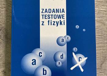 Książka Zadania testowe z fizyki Janusz Kopecki jak nowa