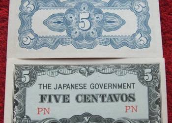 FILIPINY OKUPACJA JAPOŃSKA 1942 ROK Banknot - 1 sztuka UNC