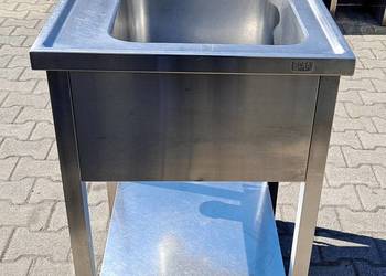 ZLEW 1 KOMOROWY Z PÓŁKĄ - DORA METAL - 60/60/85 CM - M.908.N