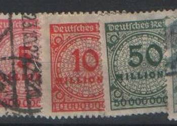 Zn. DR Mi 314, 7, 8, 21, 2 kas 1923