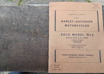 HArley Davidson WLA Katalog czesci