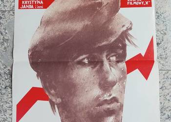 Oryginalny plakat z filmu "Człowiek z marmuru " 1977 r.