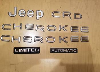 Napisy emblematy Jeep Cherokee CRD