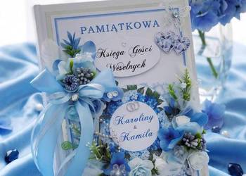AKCESORIA Dodatki ŚLUBNE Pamiątkowa Księga Gości A4, ŚLUB, WESELE, WEDDING