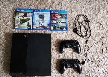 PlayStation 4 FAT 2pady +3gry