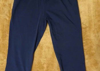 granatowe legginsy dziewczęce 3/4 rozmiar 164/170