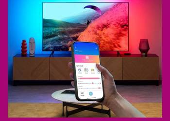 WiZ HDMI Sync Box z taśmą LED do TV, Synchronizuje światło z filmami