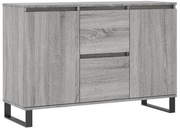 Szafka szary dąb sonoma 104x35x70 cm materiał drewnopochodny WM-827218