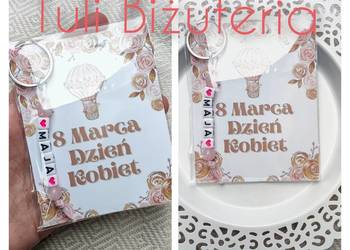 Brelok z imieniem na Dzień Kobiet