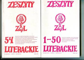 Zeszyty Literackie 1-50 dodatek + 54 Rok XIV