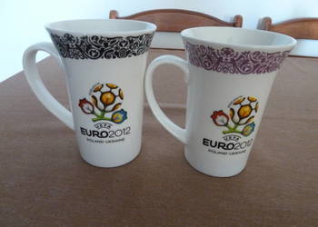 2 kolekcjonerskie kubki porcelanowe z Euro 2012