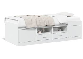 vidaXL Łóżko dzienne z szufladami, bez materaca, białe(SKU:3280258)