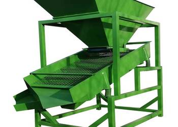PRZESIEWACZ WIBRACYJNY 900W z Koszem ODZYSK PRZESIEW Materiałów 16t/h