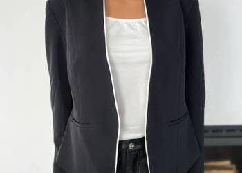 Marynarka Bonprix 40 czarna elegancka klasyczna basic do pracy minimalist
