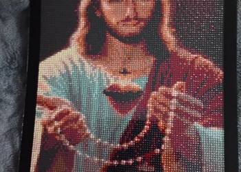 Jezus,,obraz diamentowy w ramce 30x40